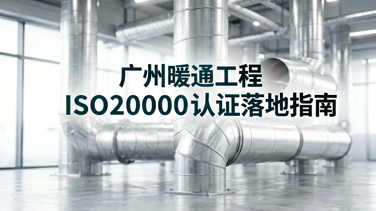 广州暖通工程ISO20000认证落地指南